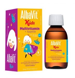 siro ăn ngon và tăng cường đề kháng albavit mutivitamin