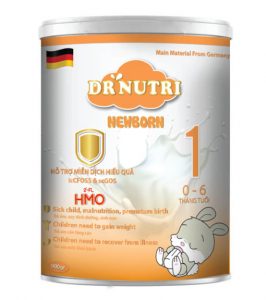 sữa bột dinh dưỡng sơ sinh dr nutri newborn 900g (0 – 6 tháng)