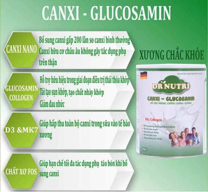 sữa bột dr. nutri canxi glucosamin 400gr 1