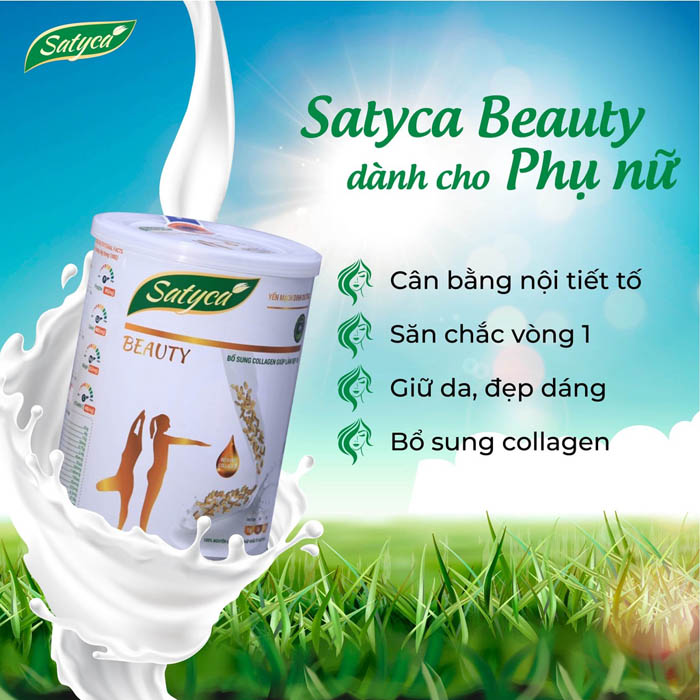 sữa yến mạch dinh dưỡng satyca beauty 1
