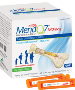 Droppii 30 thực phẩm phát triển chiều cao và bổ sung canxi cho mọi lứa tuổi midu menaq7 180