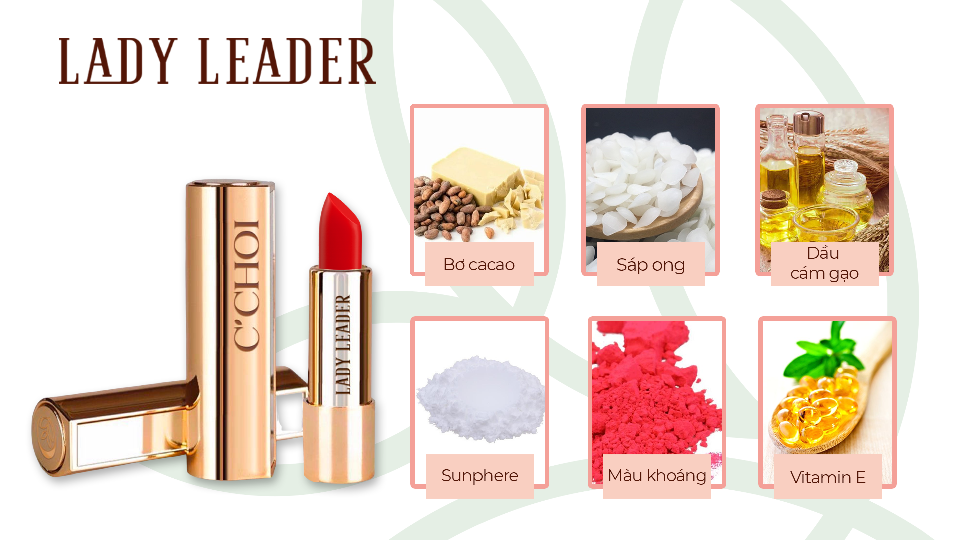 Son Sáp C’Choi Lady Leader Đỏ Tươi START UP L01