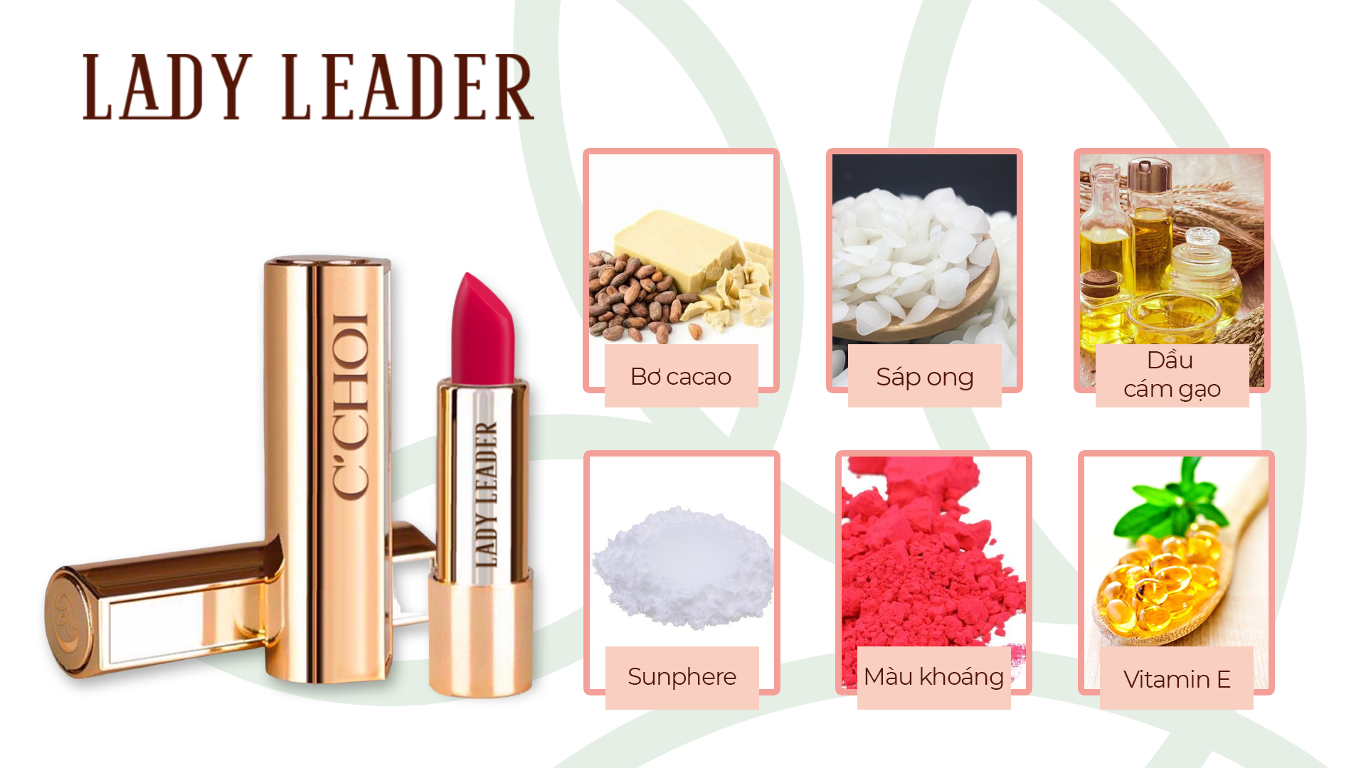 Son Sáp C’Choi Lady Leader Hồng Flamingo FREEDOM L06