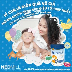 Sữa công thức cho trẻ trên 12 tháng tuổi Nedmill Stage
