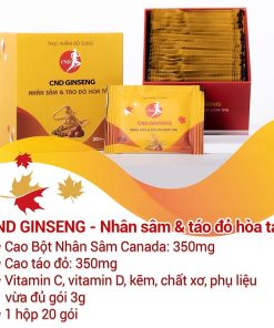alternative view of thực phẩm bổ sung cnd ginseng nhân sâm táo đỏ hòa tan
