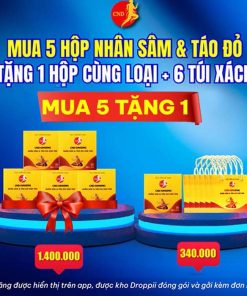Droppii 4 thực phẩm bổ sung cnd ginseng nhân sâm táo đỏ hòa tan