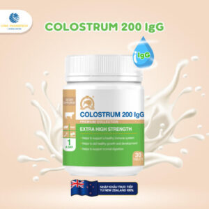Viên nhai sữa non bổ sung dinh dưỡng, kháng thể liều cao Colostrum 200IgG – Hộp 30 viên