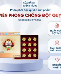 Droppii 18 ginseng berry s pill - viên uống chống đột quỵ