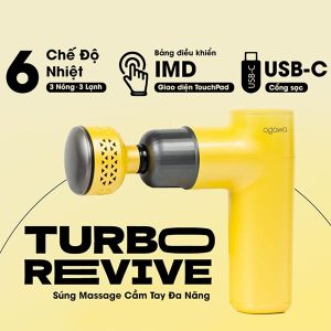 Súng massage nóng lạnh TurboRevive - Giải Cứu Cơ Bắp Mệt Mỏi