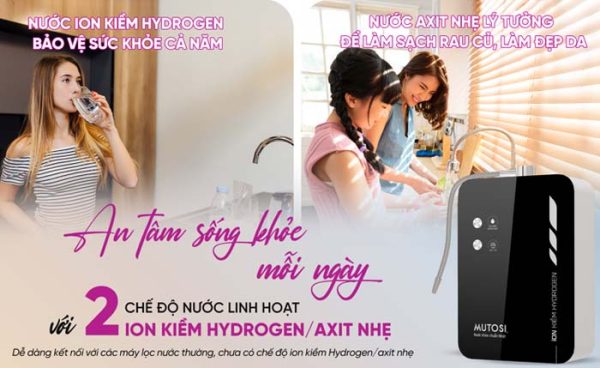 máy điện giải ion kiềm hydrogen mutosi md-t168 - nước sạch chuẩn nhật - hình ảnh 5