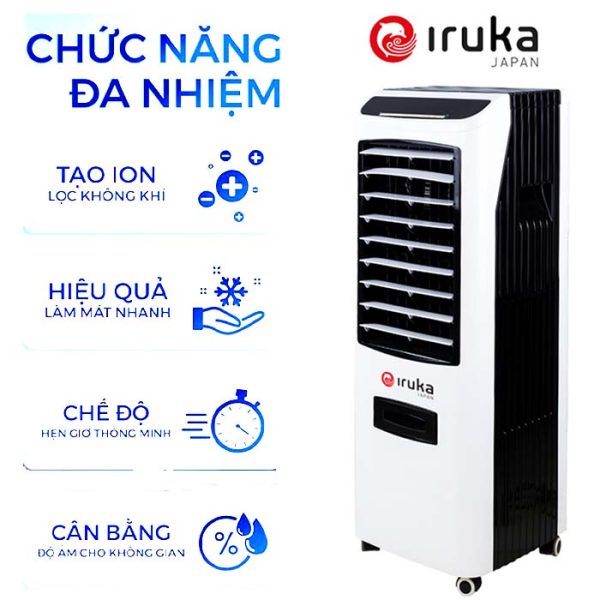 quạt hơi lạnh iruka i-99 - giải pháp làm mát và lọc không khí toàn diện từ nhật bản