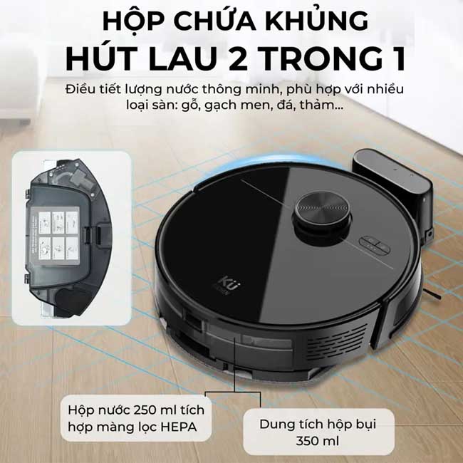 Robot Hút Bụi Lau Nhà Ku Ppr3006 - Giải Pháp Làm Sạch Thông Minh 4 robot hút bụi lau nhà ku ppr3006 - giải pháp làm sạch thông minh - ảnh 4