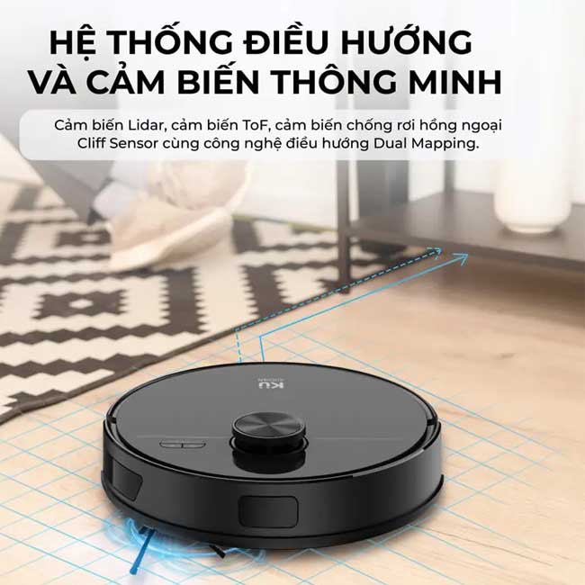 Robot Hút Bụi Lau Nhà Ku Ppr3006 - Giải Pháp Làm Sạch Thông Minh 6 robot hút bụi lau nhà ku ppr3006 - giải pháp làm sạch thông minh - ảnh 6